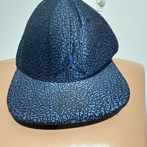 Air Jordan Kids Blue Jumpman Elephant Print Snapback Cap Hat Adjustable
